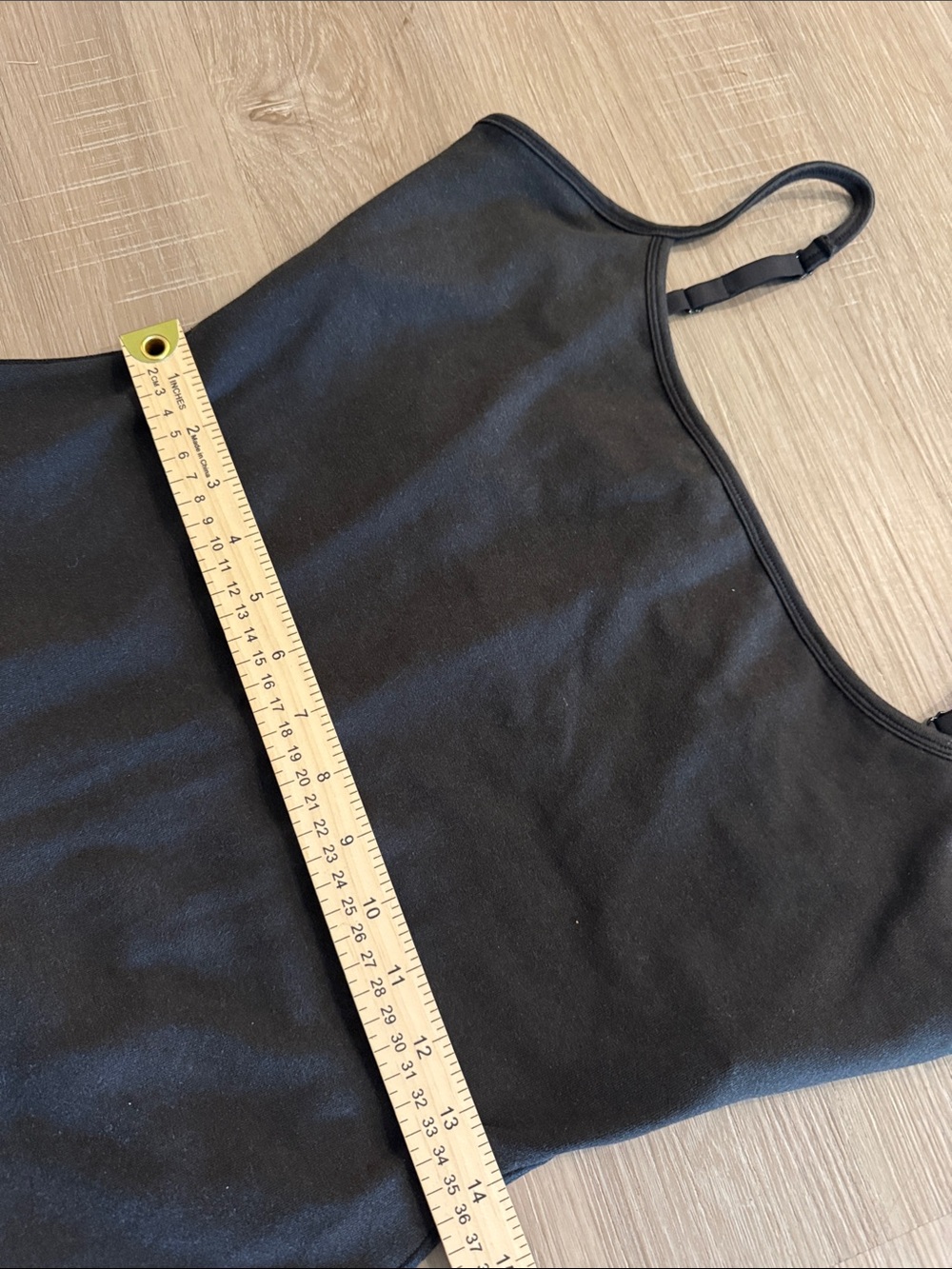 SKIMS Washed Black Slim-Strap Ribbed Jumpsuit - Picture 5 of 10